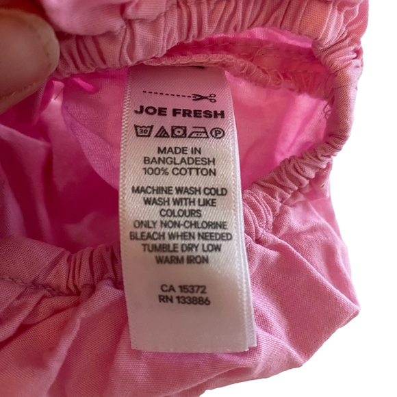 Joe Fresh Dress and bloomers 3-6 months pink eyelet - Picture 3 of 8